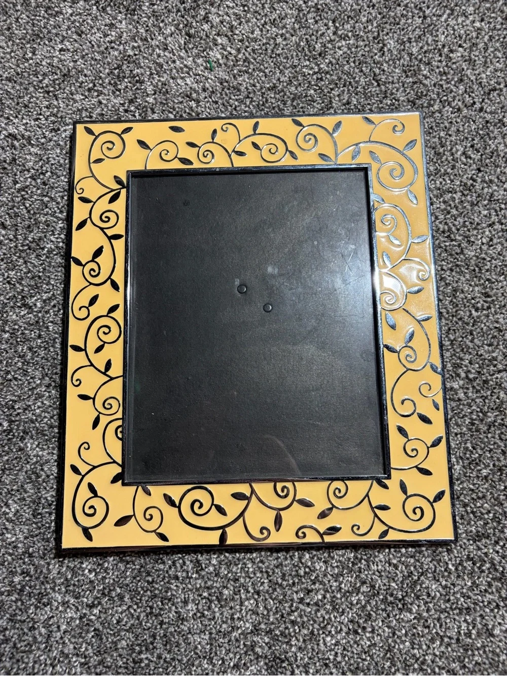 Decorative Yellow Scroll Picture Frame 8x10